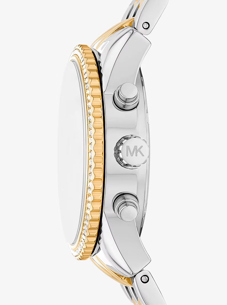 Mini Bryant Pavé Two-Tone Watch MK7532