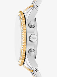 Mini Bryant Pavé Two-Tone Watch MK7532
