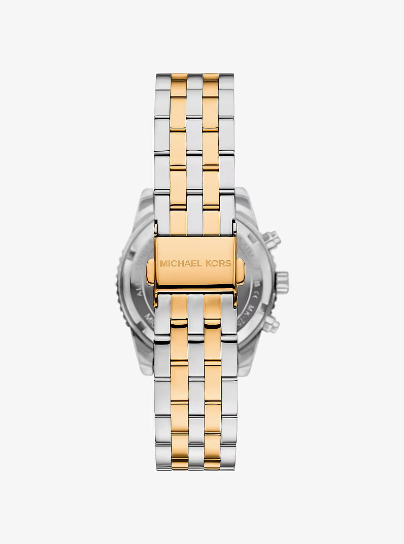 Mini Bryant Pavé Two-Tone Watch MK7532