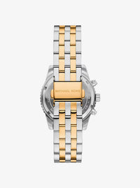 Mini Bryant Pavé Two-Tone Watch MK7532