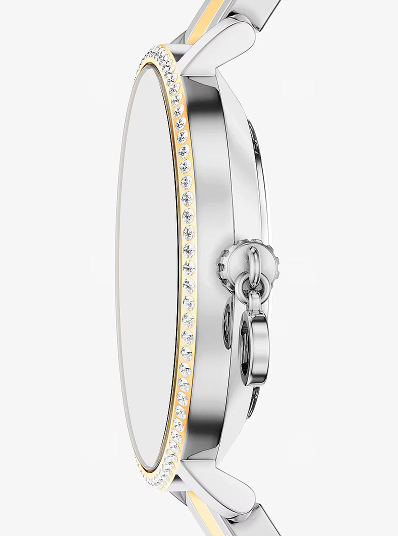 Mini Pyper Pavé Two-Tone Watch MK7574