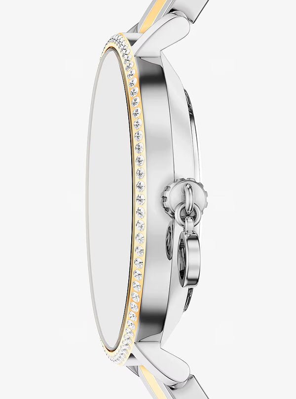 Mini Pyper Pavé Two-Tone Watch MK7574