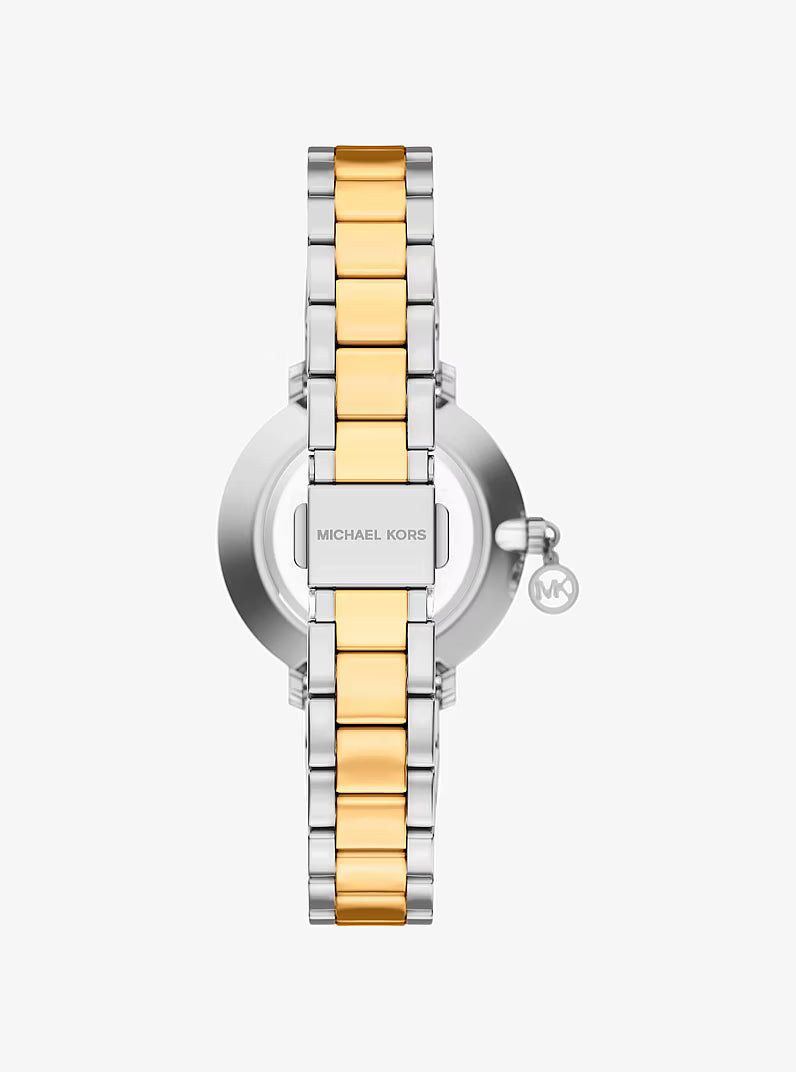Mini Pyper Pavé Two-Tone Watch MK7574