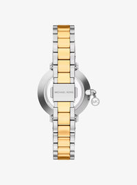 Mini Pyper Pavé Two-Tone Watch MK7574