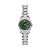 Lexington Green Dial Stainless Steel Watch MK7580