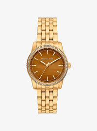 Bryant Pavé Gold-Tone Watch MK7581