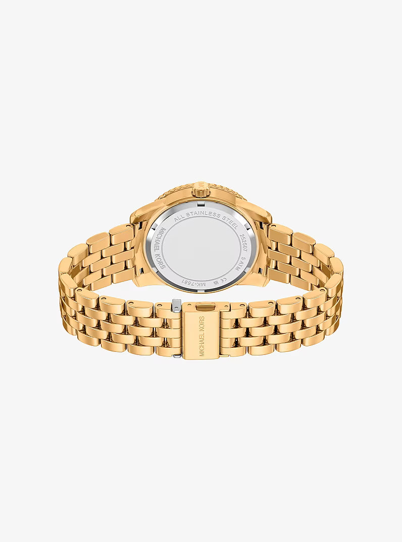 Bryant Pavé Gold-Tone Watch MK7581