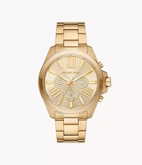 MK8928 - Michael Kors Wren Chronograph Gold-Tone Stainless Steel Watch For Men