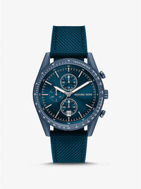 MK9142 Michael Kors Warren Chronograph Silicone Blue Watch