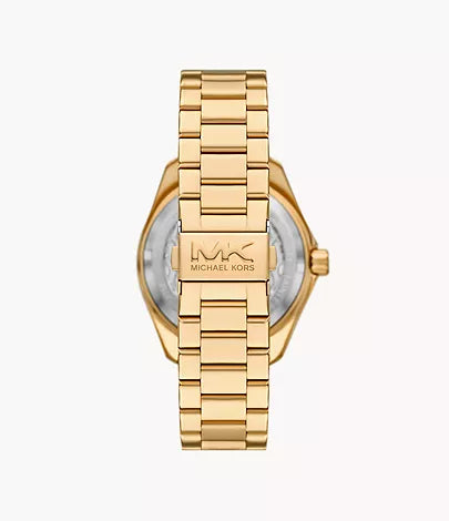 MK9162 - Michael Kors Maritime Three-Hand Date Gold-Tone Stainless Steel Watch For Men