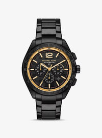 Oversized Accelerator 2.0 Black-Tone Watch MK9179