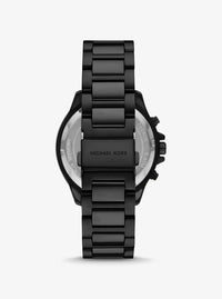 Oversized Sage Black-Tone Watch MK9193