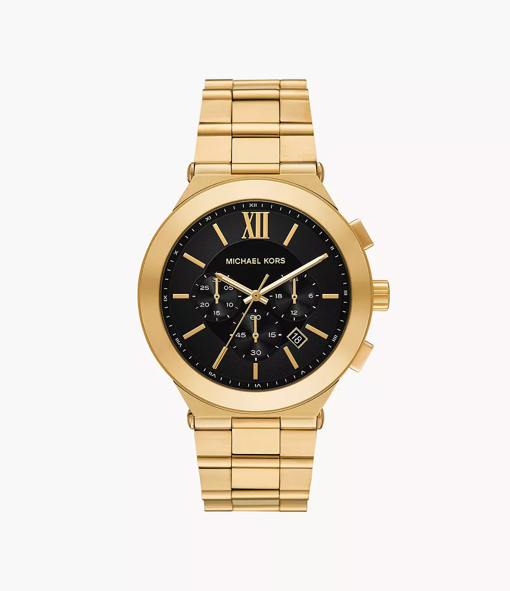 Michael Kors Billie Chronograph Gold-Tone Stainless Steel Watch MK9220