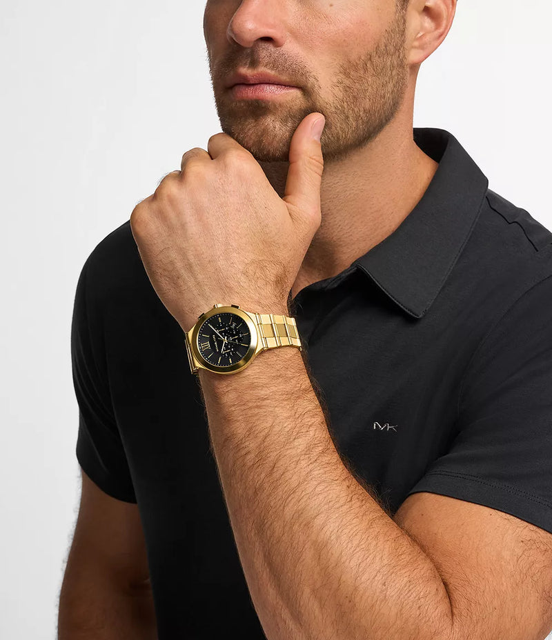 Michael Kors Billie Chronograph Gold-Tone Stainless Steel Watch MK9220