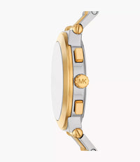 Michael Kors Billie Chronograph Two-Tone Stainless Steel Watch MK9221