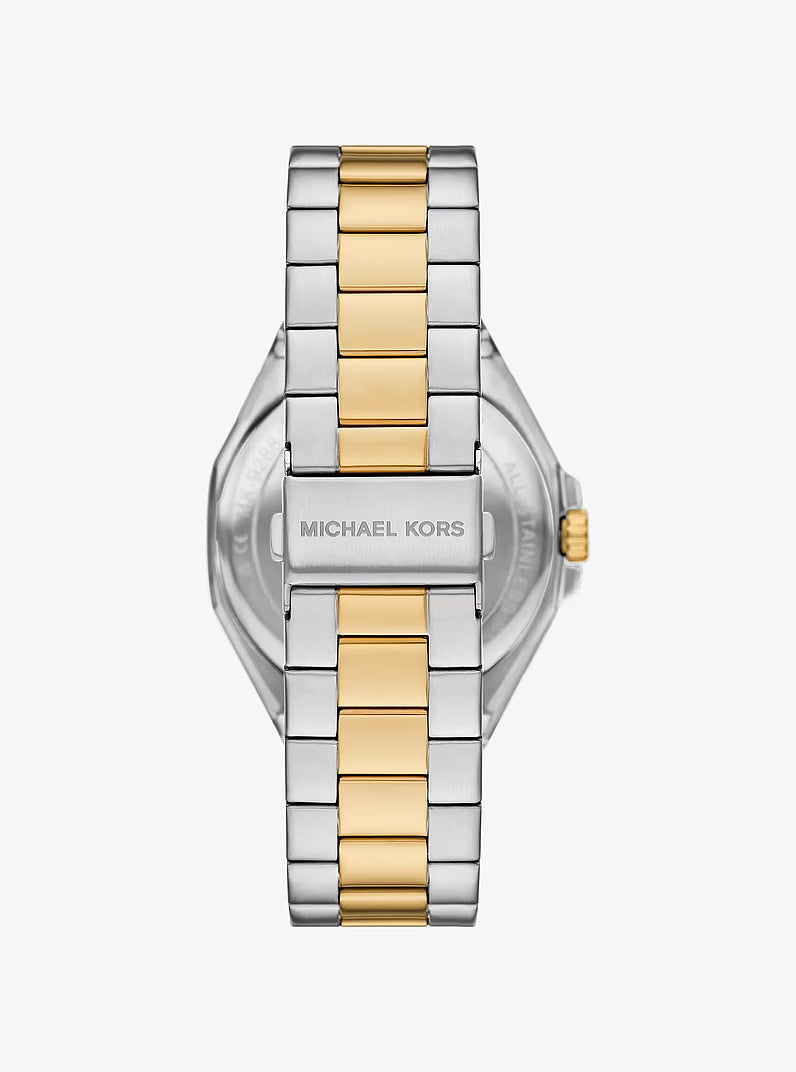Michael Kors Men's Callum Three-Hand Date Two-Tone Stainless Steel Watch MK9289