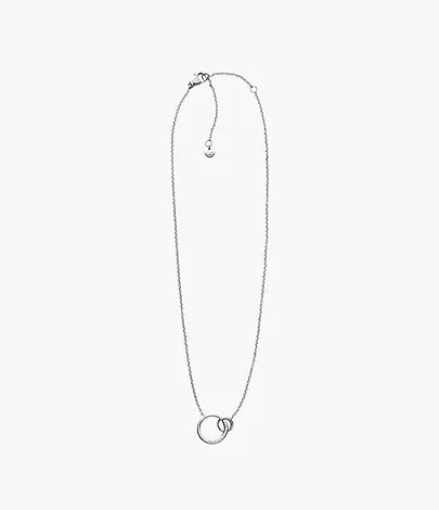 SKJ1053040 - Skagen Kariana Silver-Tone Crystal Pendant Necklace