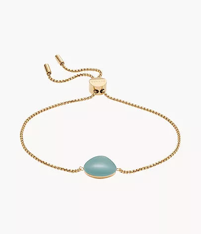 SKJ1808710 - Skagen Sofie Sea Glass Mint Green Organic-Shaped Station Bracelet