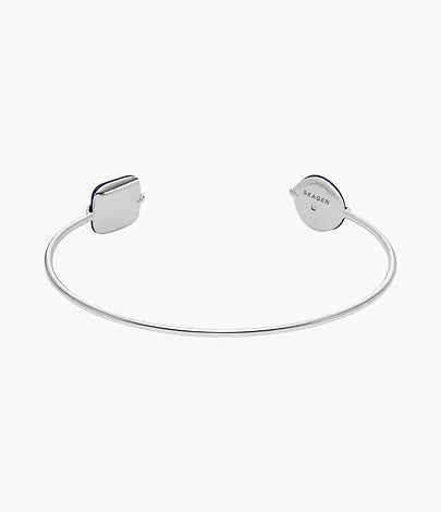 SKJ1811040 - Skagen Sofie Sea Glass Blue Organic-Shaped Cuff Bracelet