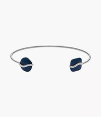 SKJ1811040 - Skagen Sofie Sea Glass Blue Organic-Shaped Cuff Bracelet