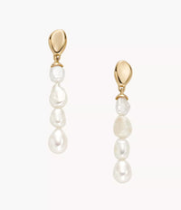 Agnethe Pearl White Freshwater Pearl Drop Earrings SKJ1827710