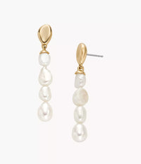Agnethe Pearl White Freshwater Pearl Drop Earrings SKJ1827710