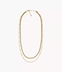 Merete Gold Stainless Steel Multi-Strand Necklace SKJ1860710