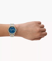 Signatur Lille Sport Three-Hand Date Two-Tone Stainless Steel Bracelet Watch SKW3137