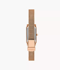Hagen Micro Two-Hand Rose Gold Stainless Steel Watch SKW3148