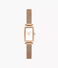 Hagen Micro Two-Hand Rose Gold Stainless Steel Watch SKW3148