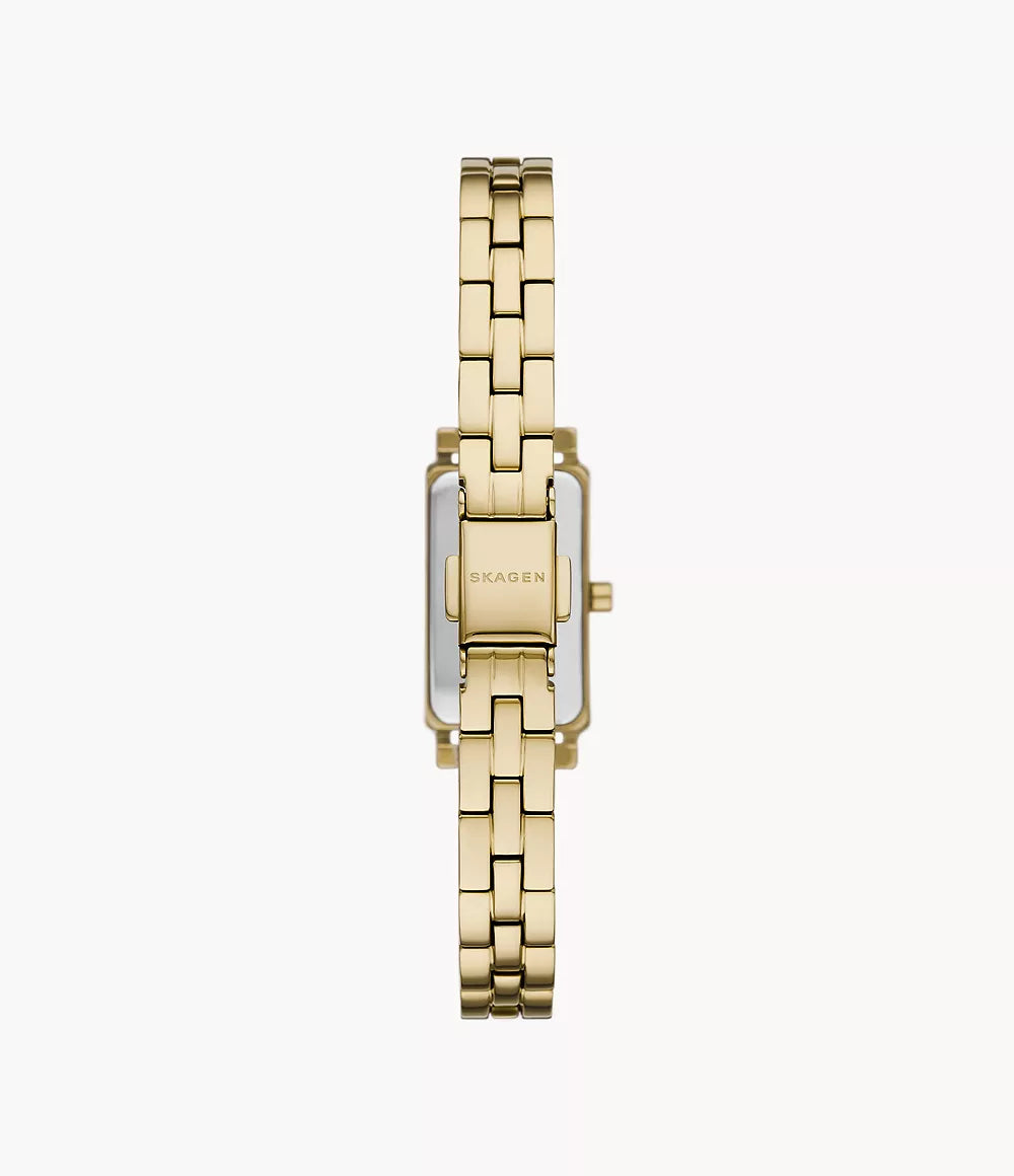 Hagen Micro Two-Hand Gold Stainless Steel Watch SKW3151