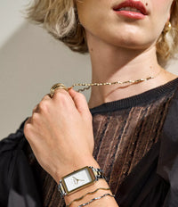 Hagen Lille Three-Hand Two-Tone Stainless Steel Watch SKW3156