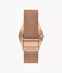 SKW6827 - Skagen Grenen Ultra Slim Two-Hand Rose Gold Stainless Steel Mesh Watch