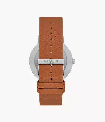 Kuppel Two-Hand Sub-Second Brown Leather Watch SKW6888