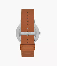 Kuppel Two-Hand Sub-Second Brown Leather Watch SKW6888