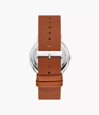 Skagen Signatur Three-Hand Luggage Leather Watch SKW6903