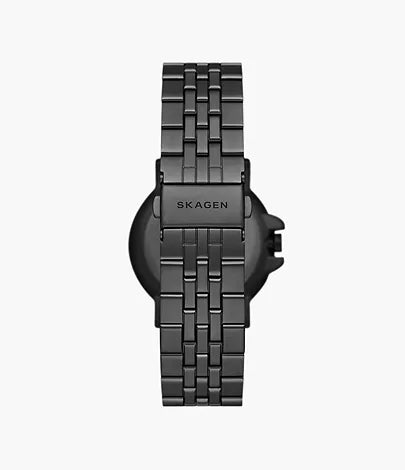 SKW6920 - Skagen Signatur Sport Three-Hand Date Midnight Stainless Steel Bracelet Watch