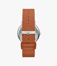 Signatur Multifunction Brown Leather Watch SKW6943