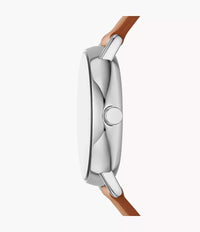 Signatur Multifunction Brown Leather Watch SKW6943