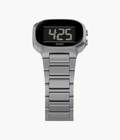 Mellem Digital Gunmetal Stainless Steel Watch SKW6947