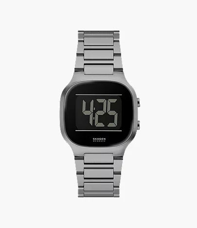 Mellem Digital Gunmetal Stainless Steel Watch SKW6947