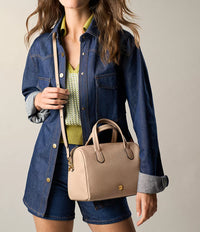 Lainey Leather Satchel ZB11168270