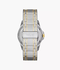 Relic by Fossil Men's Two-Tone Stainless Steel Automatic Skeleton Watch ZR12109