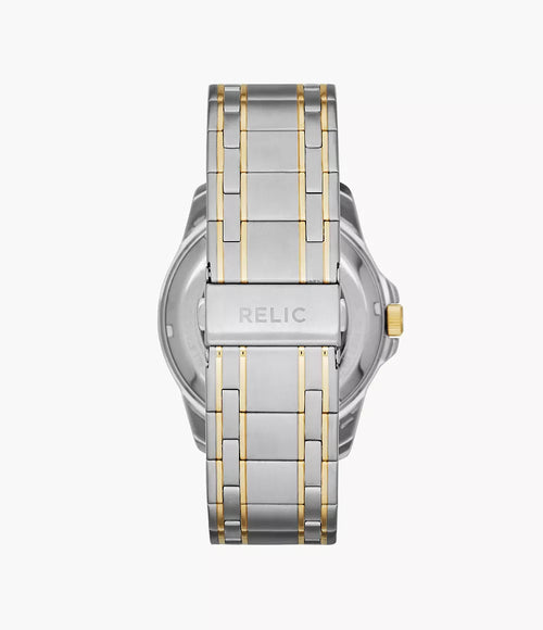 Relic by Fossil Men's Two-Tone Stainless Steel Automatic Skeleton Watch ZR12109