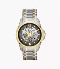 Relic by Fossil Men's Two-Tone Stainless Steel Automatic Skeleton Watch ZR12109