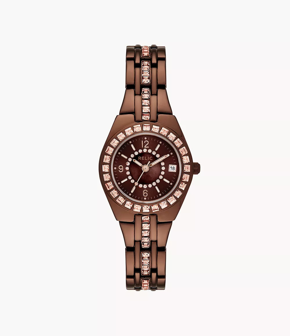 Relic by Fossil Women's Queen's Court Crystal Watch ZR12195
