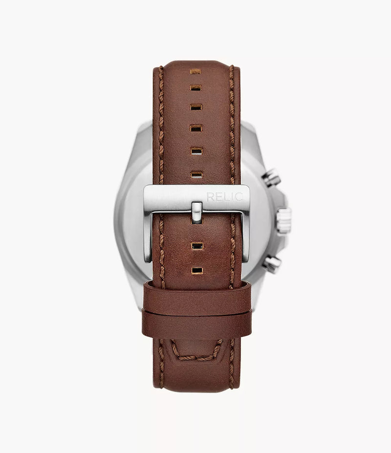 Relic by Fossil Men's Daley Leather Watch ZR15794