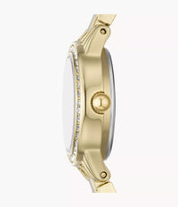 Relic by Fossil Tenley Three-Hand Gold-Tone Alloy Watch ZR34506