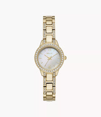 Relic by Fossil Tenley Three-Hand Gold-Tone Alloy Watch ZR34506