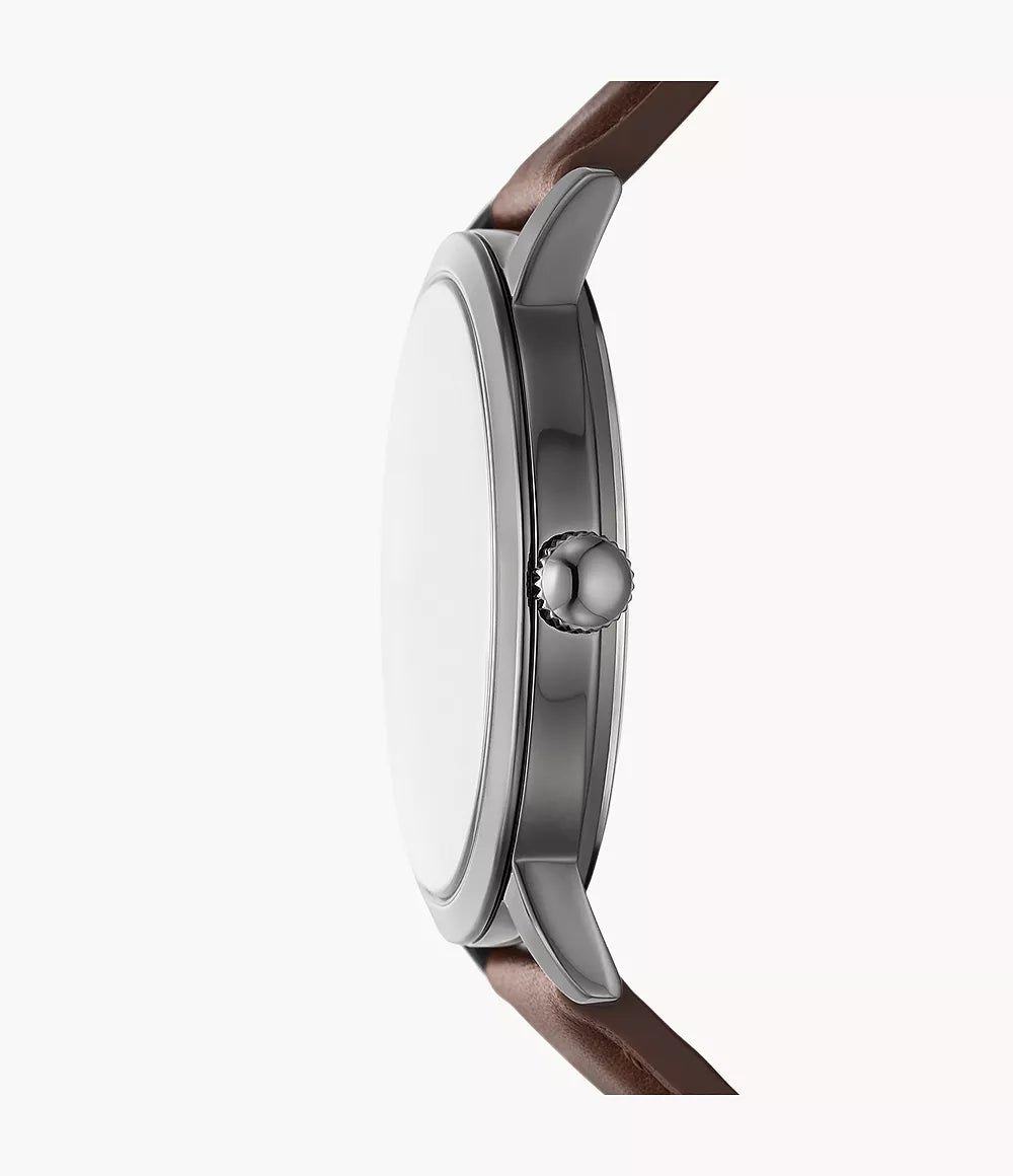 Relic by Fossil Men's Jeffrey Leather Watch ZR77300